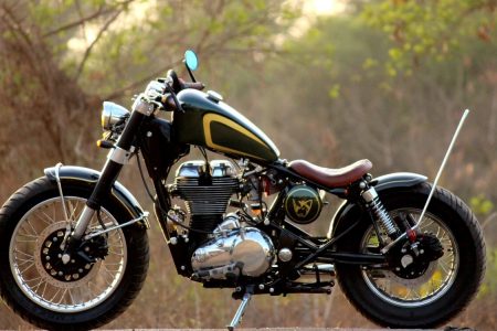 Custom Royal Enfield Motorcycle