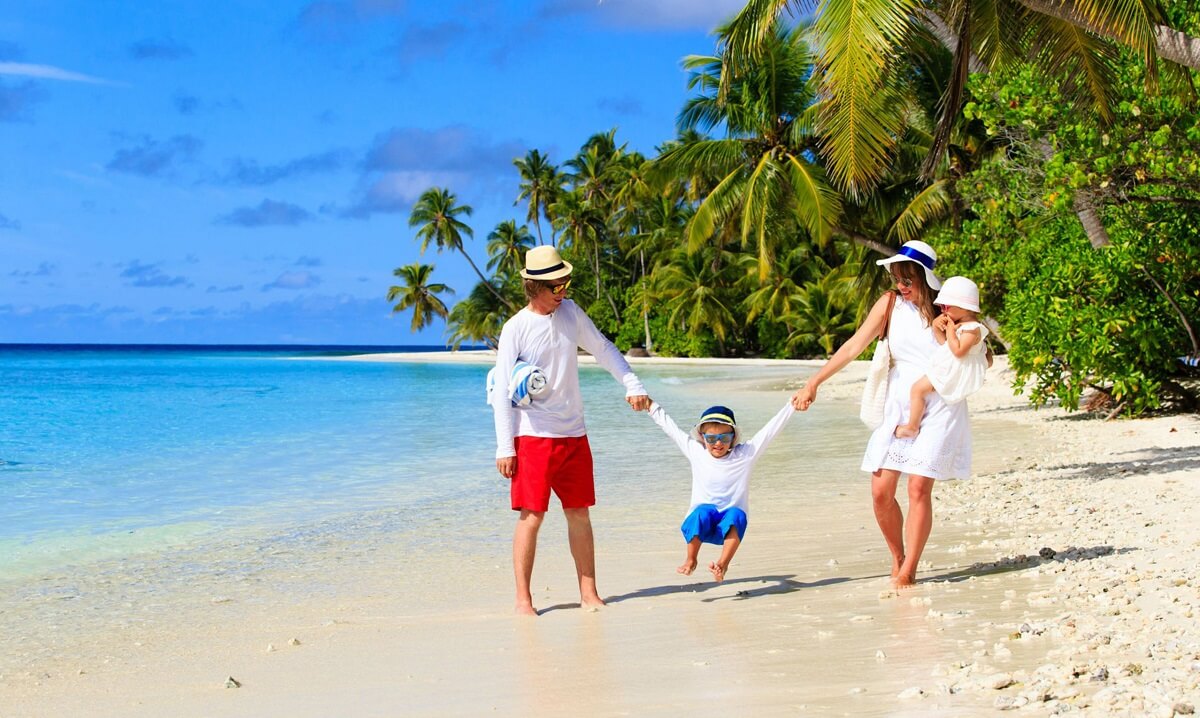 Holiday with Family in Maldives